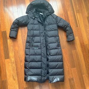 Coach Women's Black Long Puffer Coat